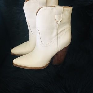 Natural White Western Boots